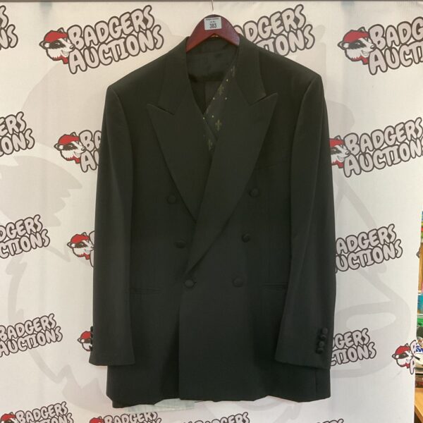 Canali tailored suit jacket and waistcoat, elegant Italian menswear.