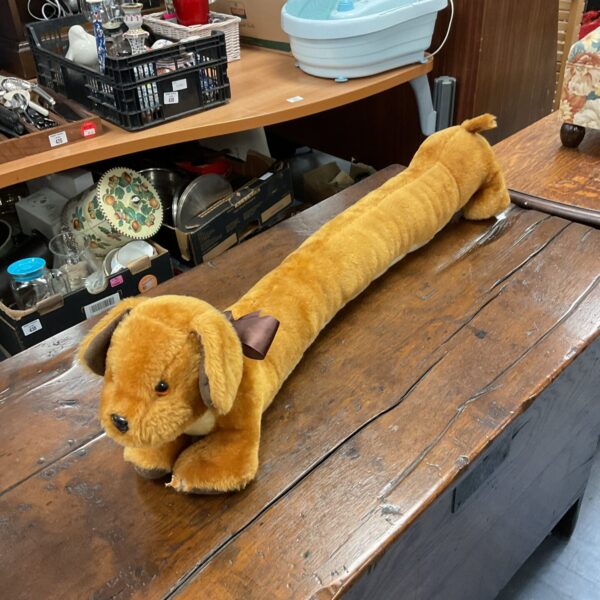 Golden retriever draft excluder from Disney’s Magic Kingdom.