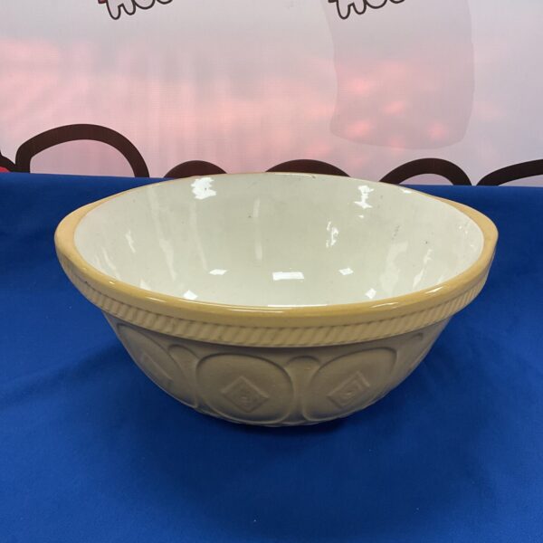Large green TG Green mixing bowl, vintage kitchenware.
