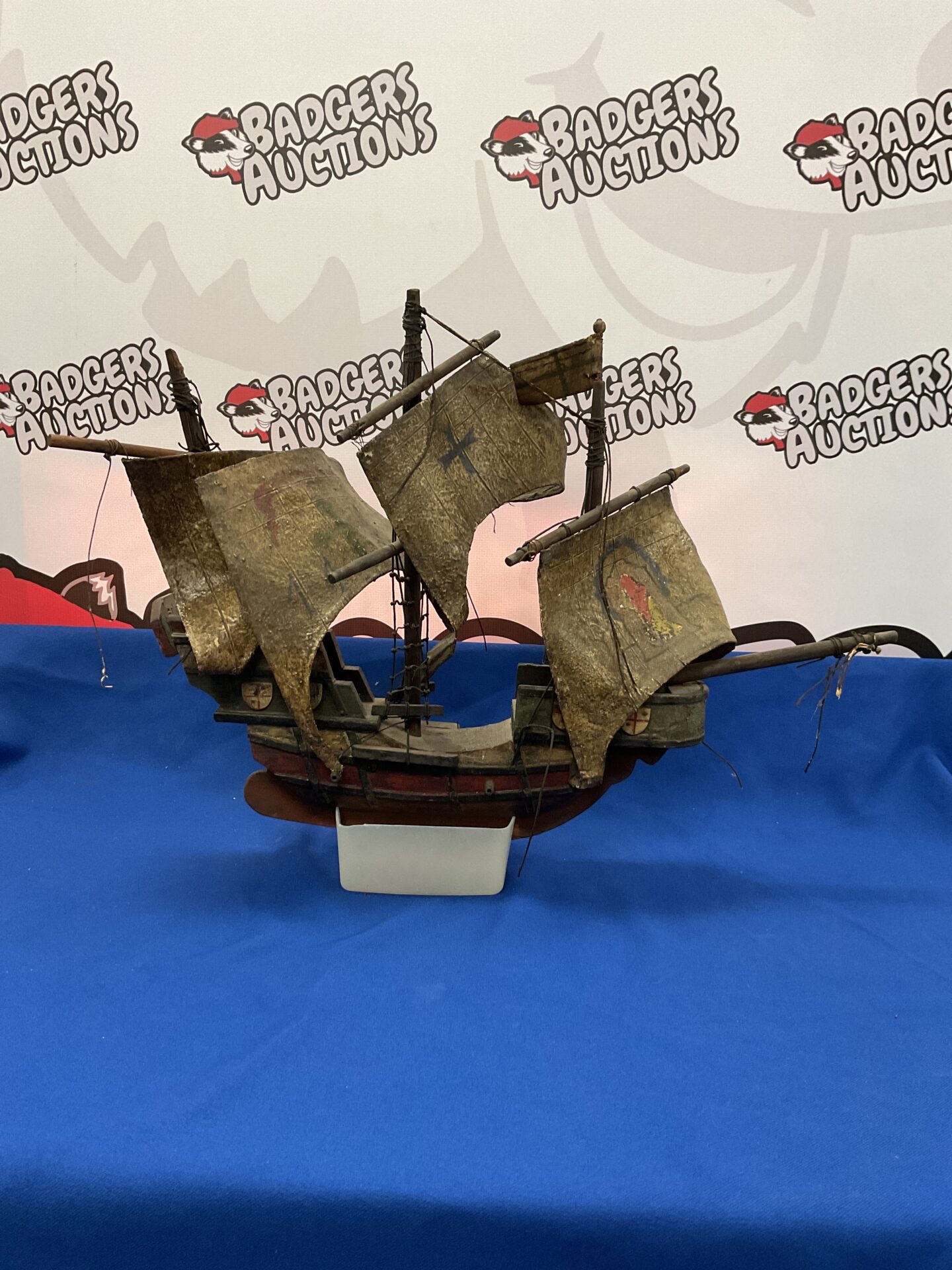 796 Antique sailing ship Santa Maria For Restoration