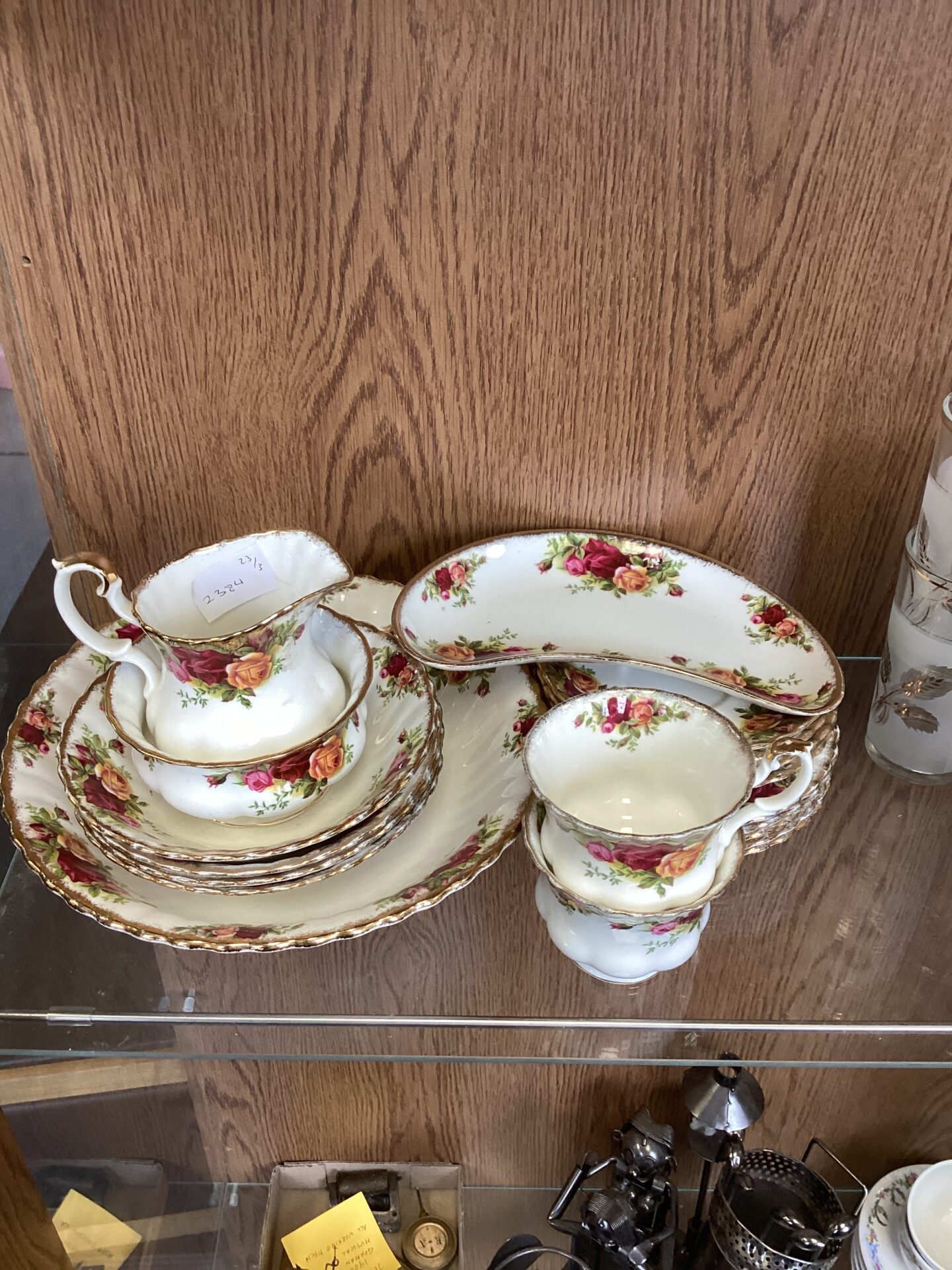 298 Royal Albert Country Roses part Tea Set