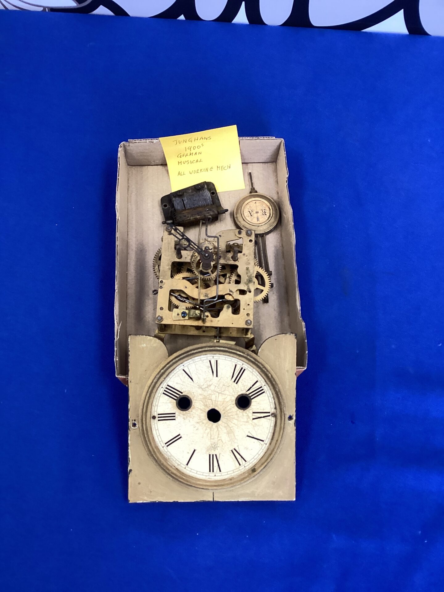 310 Junghans 1900s German Musical Working mechanism