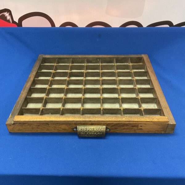 Vintage Stephenson Blake printers block tray for letterpress printing.
