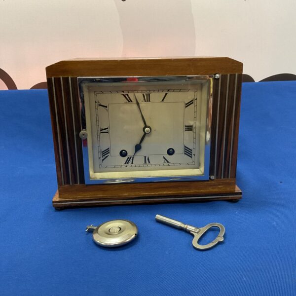 Vintage Garrard London Art Deco mantle clock from 1931.