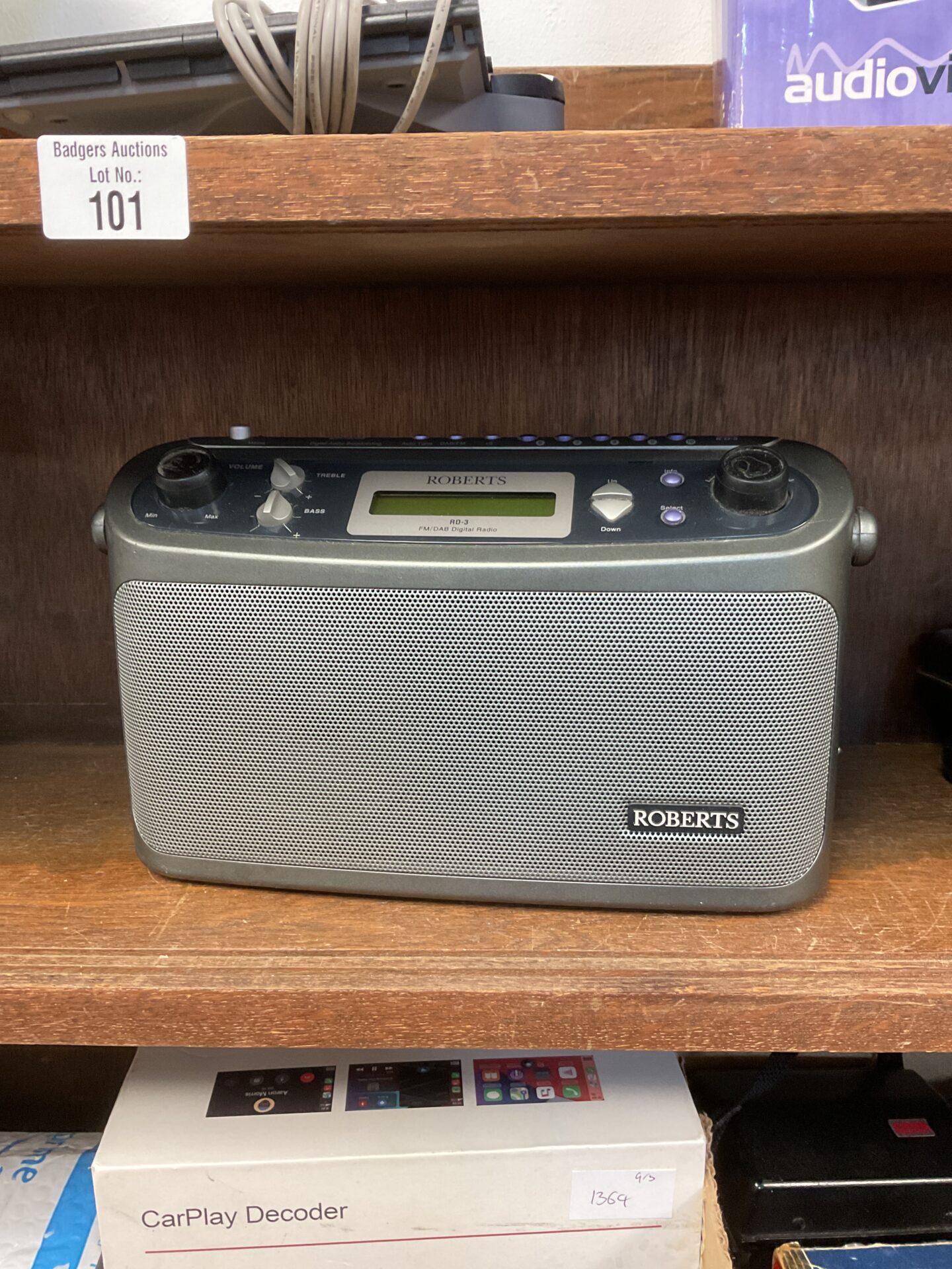 105 Roberts rd-3 dab fm radio