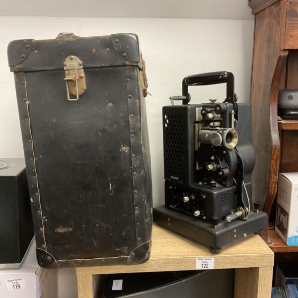 Vintage Siemens cinefilm projector in as-found condition.