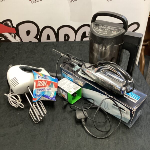 Drew & Cole kitchen utensil set including a whisk and frother.