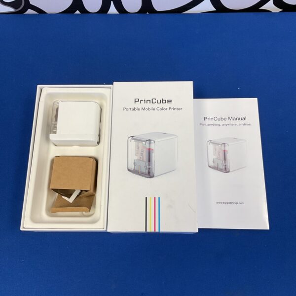 Princube portable printer for mobile thermal printing.