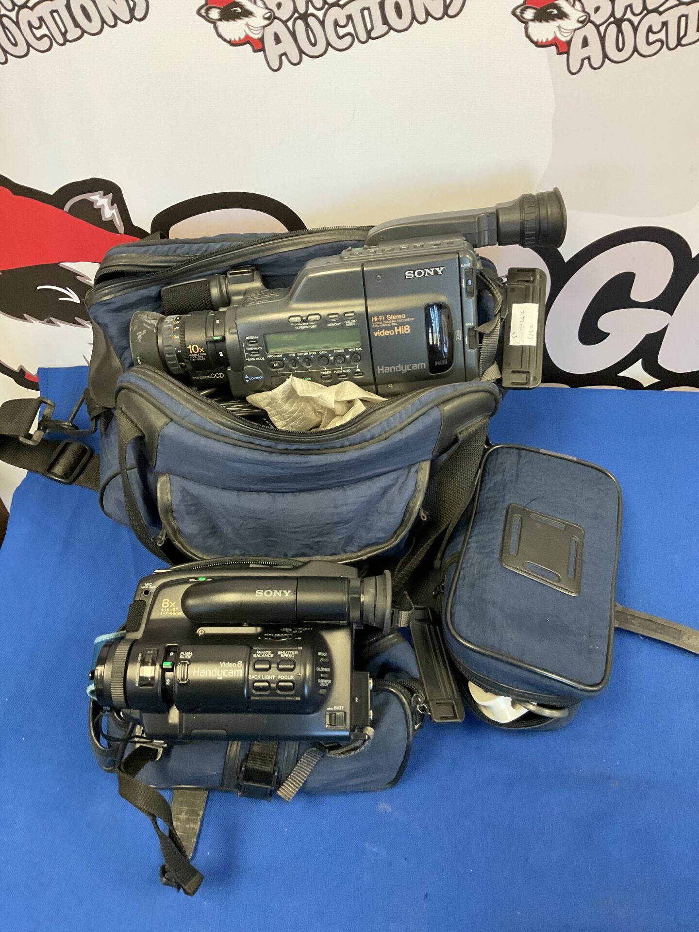 137 Two sony handycam camcorders inc