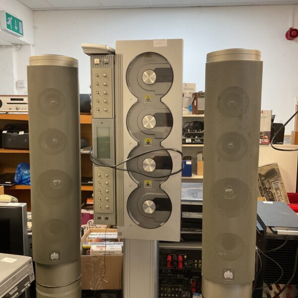 Ministry of Sound vertical hifi system tower speakers retro audio