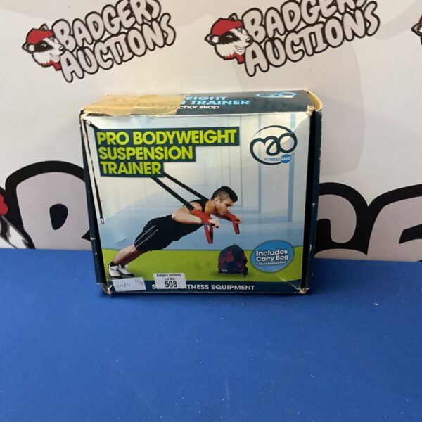 Fitnessmad Pro Bodyweight Suspension Trainer for home and travel workouts.