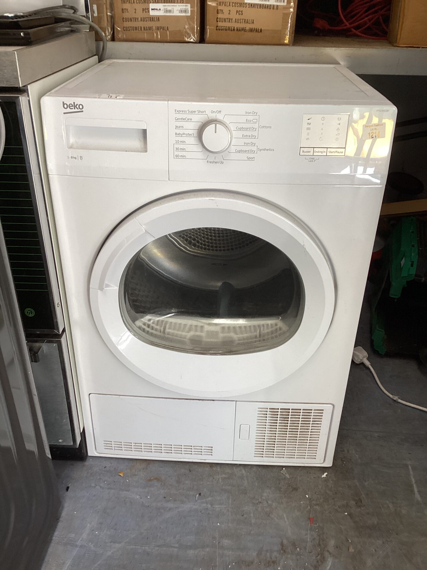 1214 Beko DTGC8011W Tumble Dryer