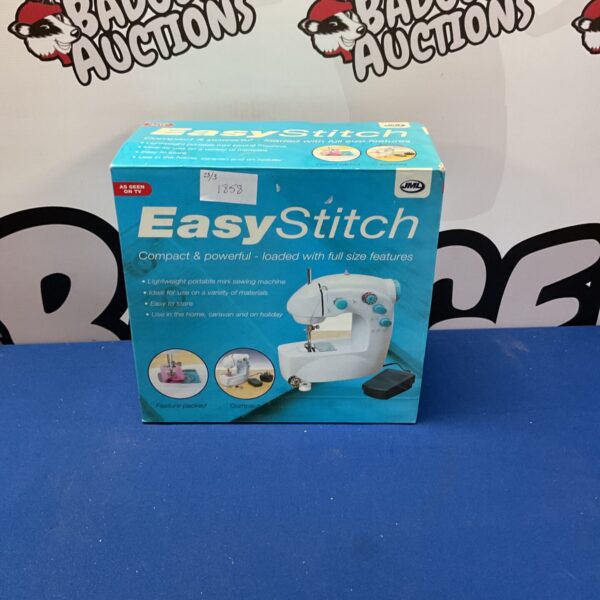 Jml Easy Stitch portable sewing machine in original packaging.