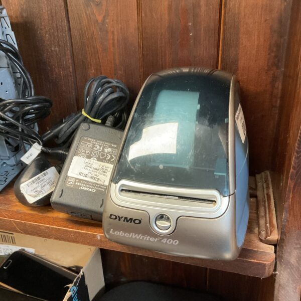 Vintage Dymo Label Writer 400 thermal label printer.