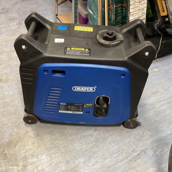 Draper petrol generator for portable power supply.
