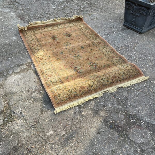 Patterned New Zealand wool rug by Marks and Spencer.