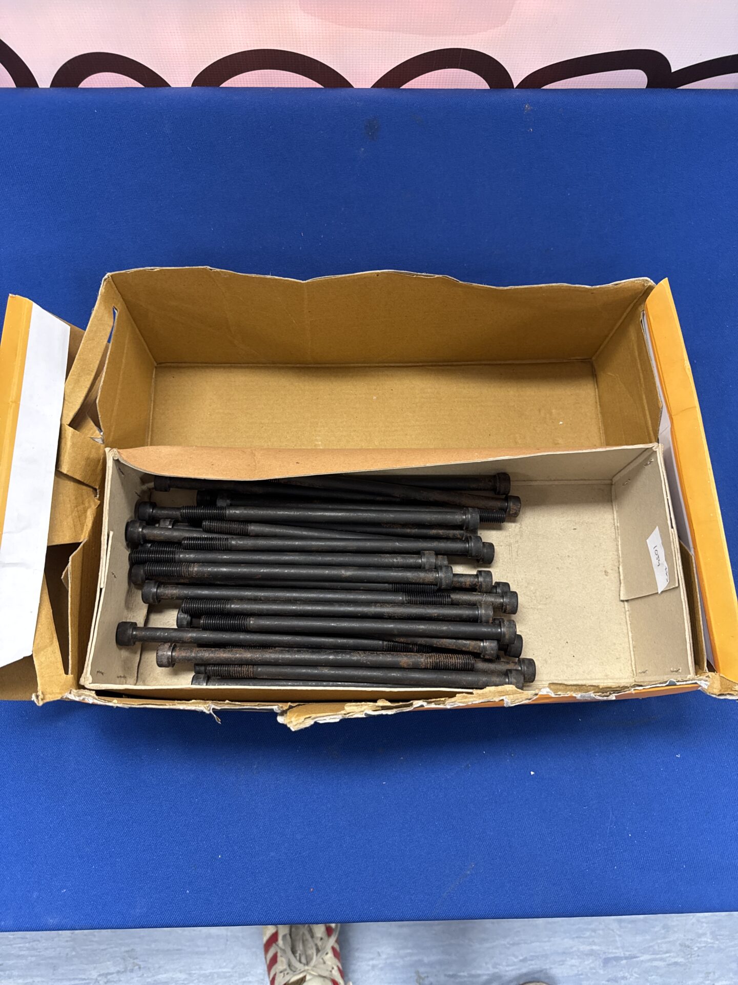 1040 Quantity of 8.25” length Allen key bolts
