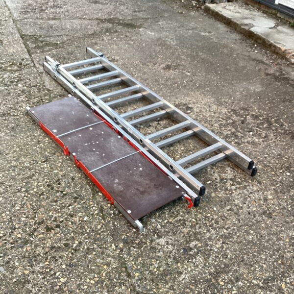 Youngman 100 aluminium ladder and platform for DIY projects.
