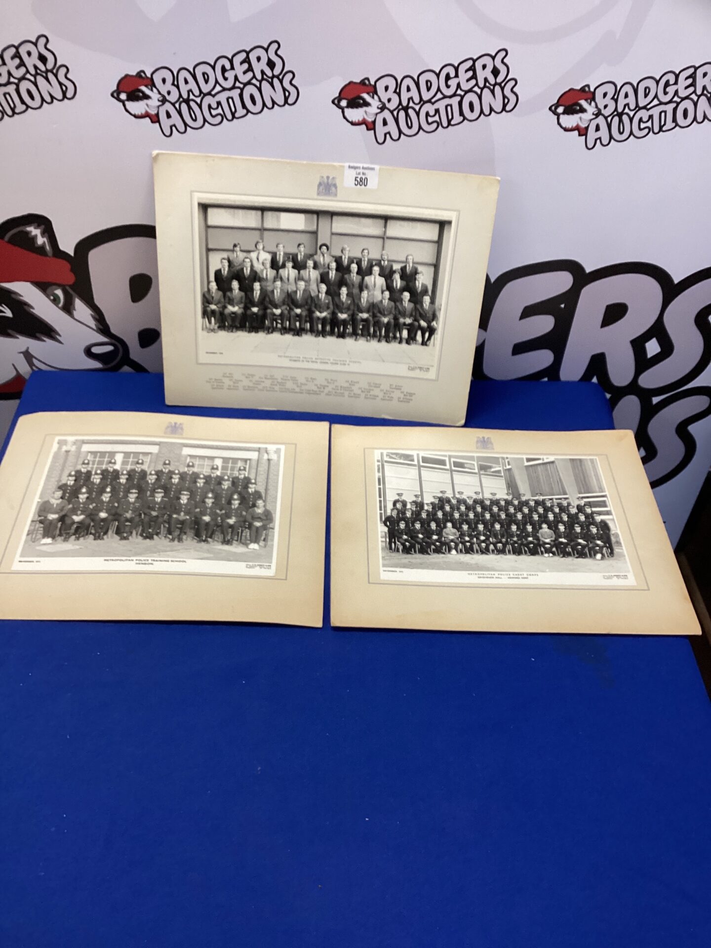 580 Three Police Photographs