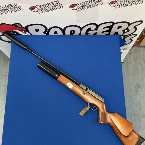 BSA DP12237 .22 air rifle on a blue background.