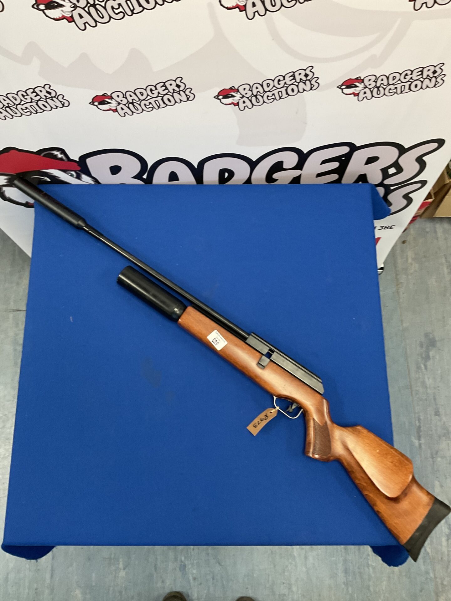 829 BSA DP12237 22cal pre-charged gas rifle with silencer