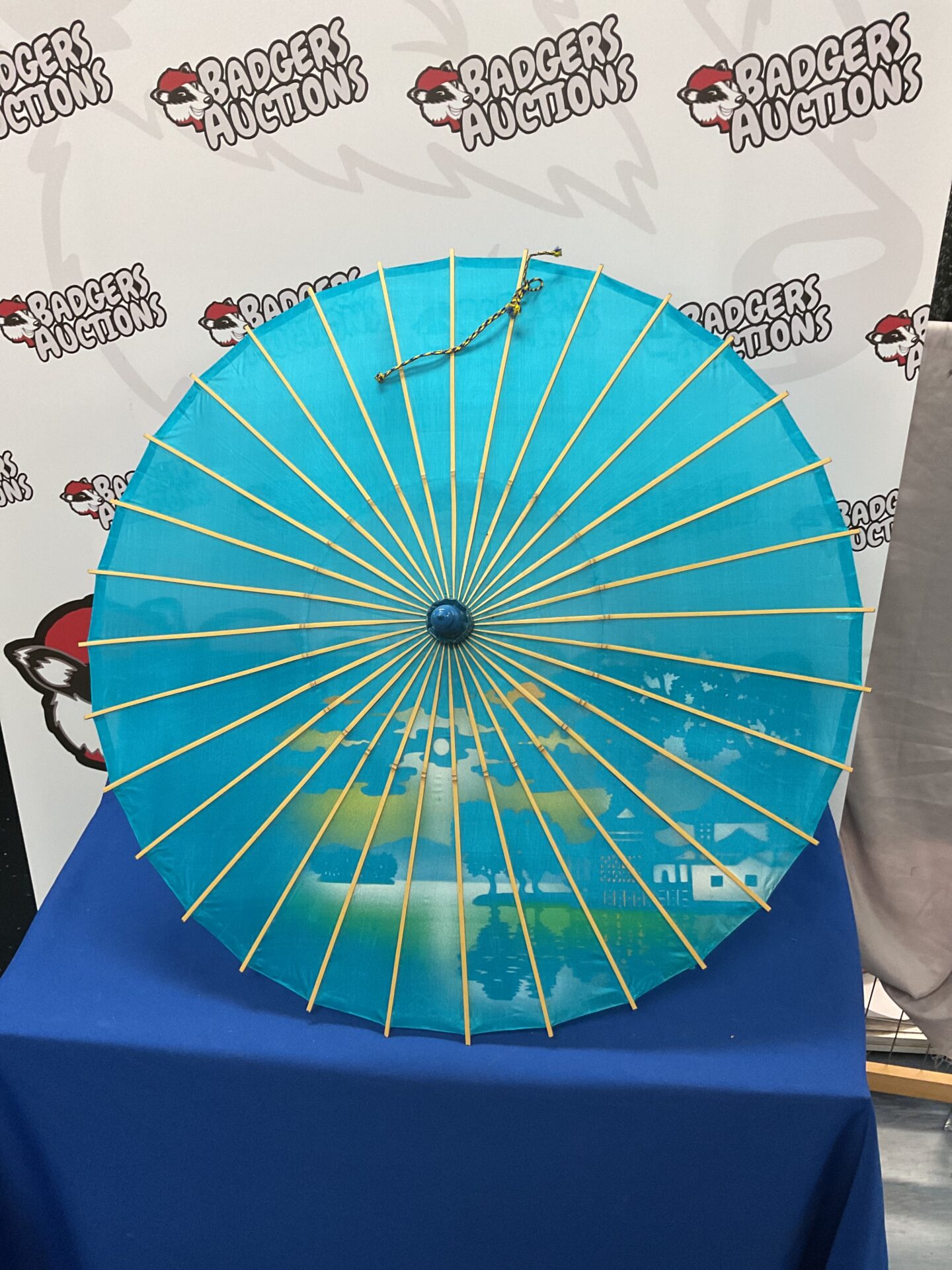 1007 Vintage Chinese parasol