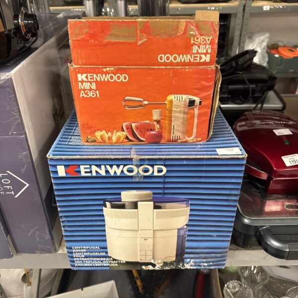 Vintage Kenwood Mini A361 juicer in original box.