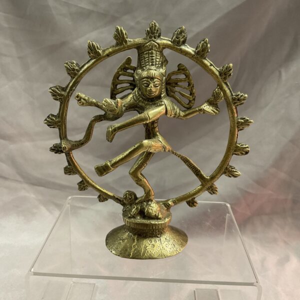 Detailed bronze Shiva Nataraja statue depicting the Lord of Dance.