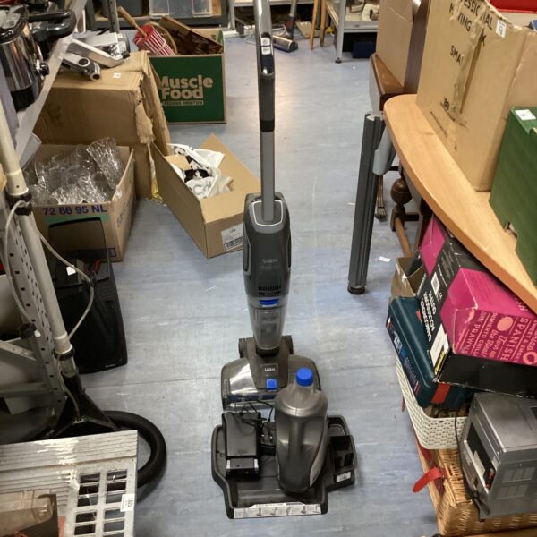 Vax OnePWR cordless wet vacuum cleaner in used condition.