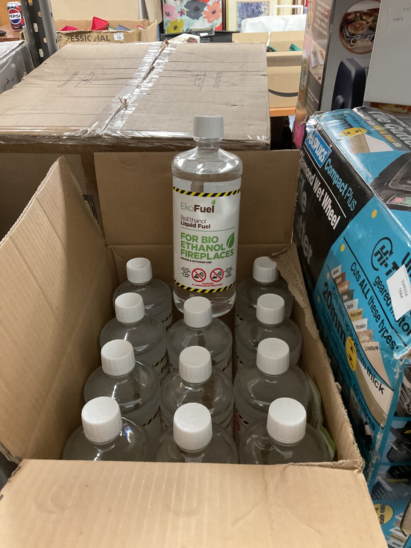 1153 12 bottles of ekofuel for bio ethanol fireplaces