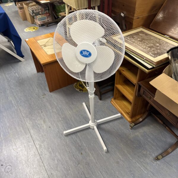 Vintage Prem I pedestal fan in good condition.