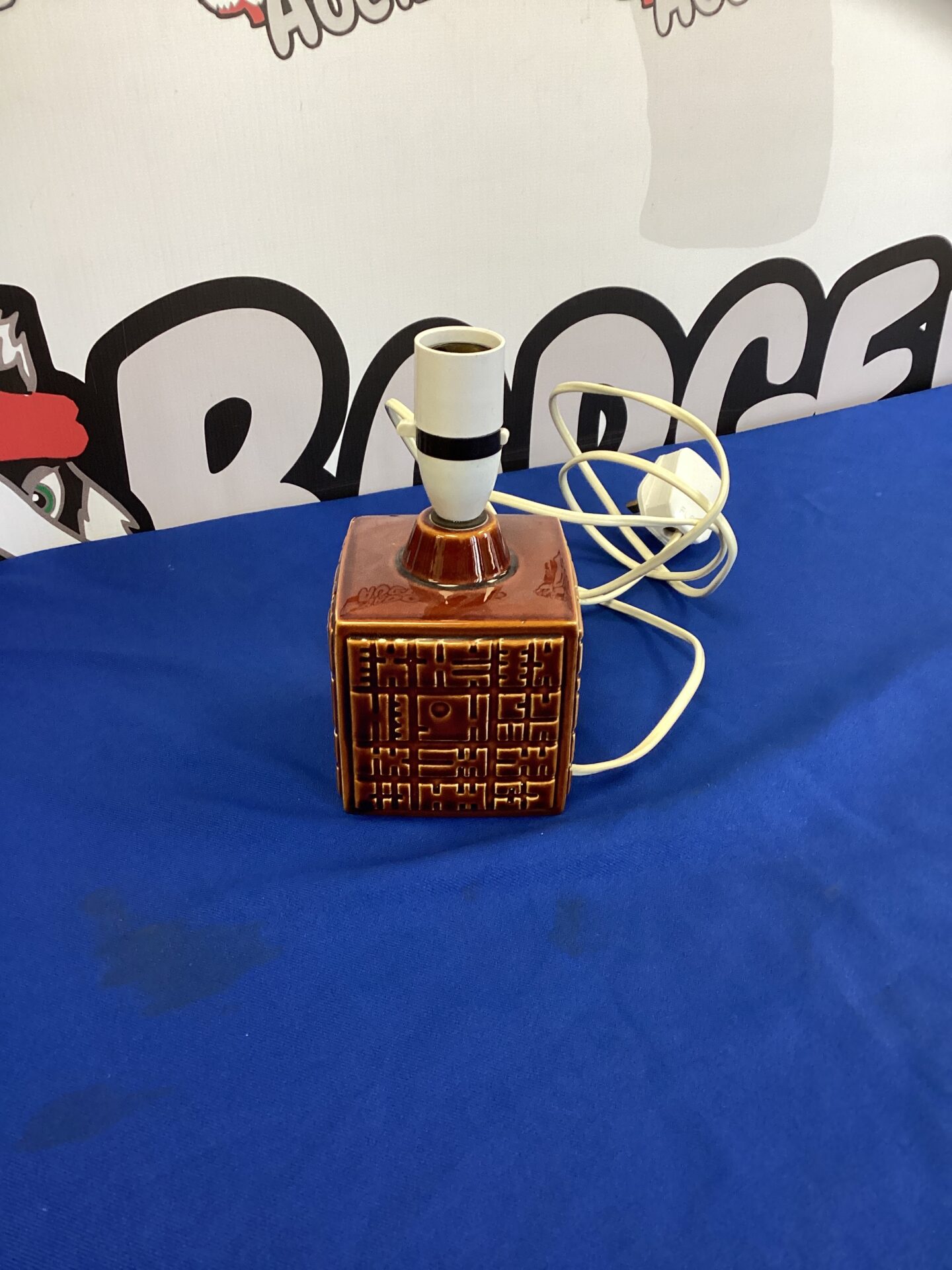 274 Vintage Poole Pottery Table Lamp