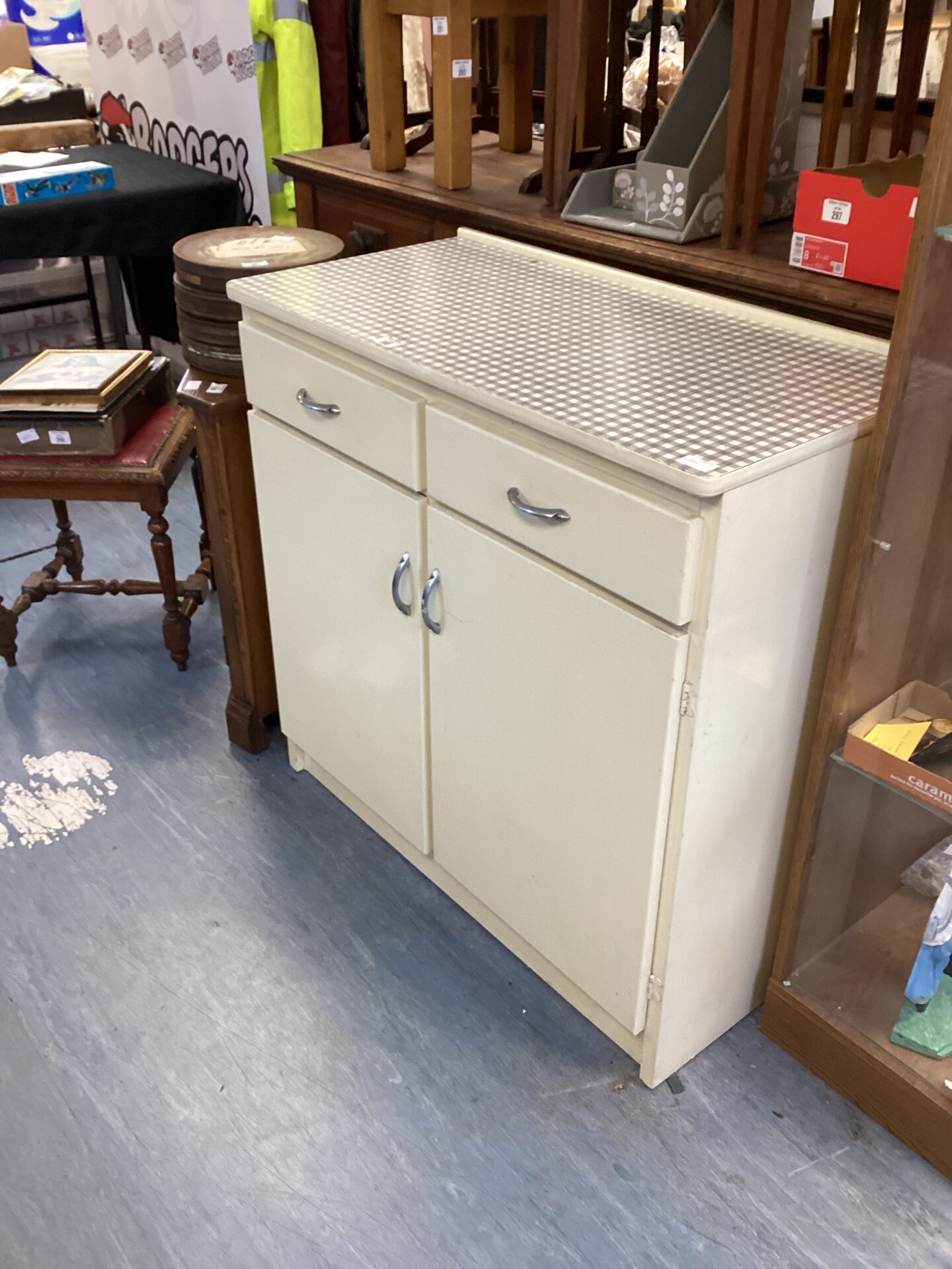 300 Retro 50s/60s Formica Topped kitchen Unit