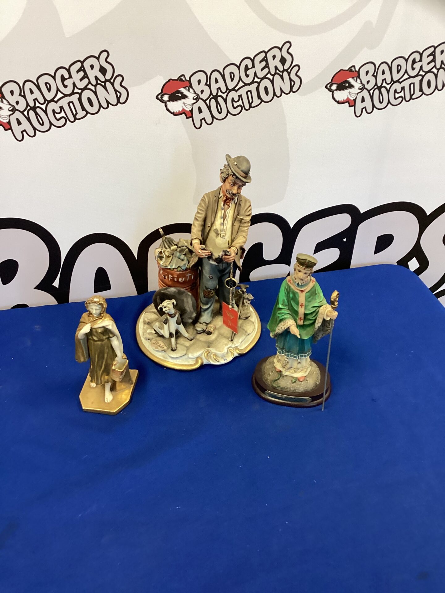 308 Three Figures inc Royal Worcester Lady and St Patrick