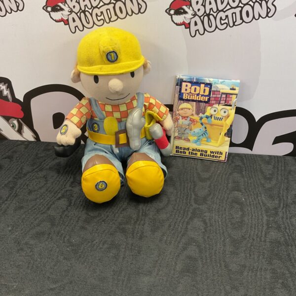 Vintage Bob the Builder read along soft toy for collectors.