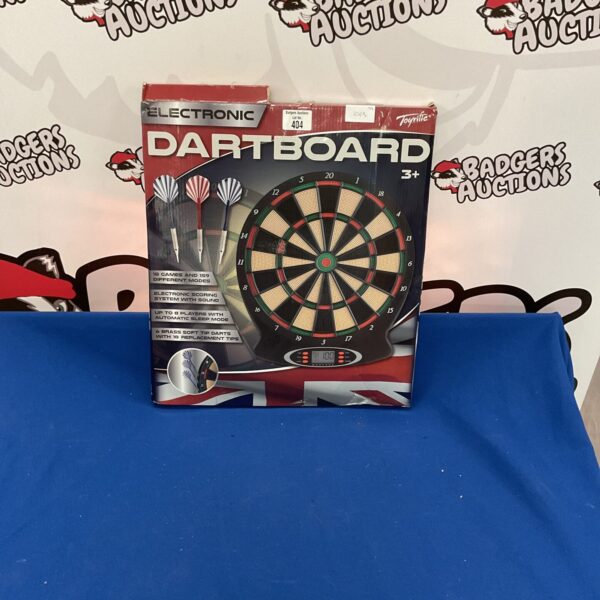 Vintage Toyritie electronic dartboard for home game play.