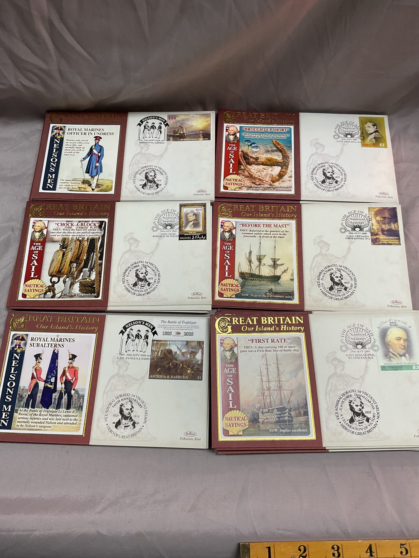 842 50 british our islands history first day covers