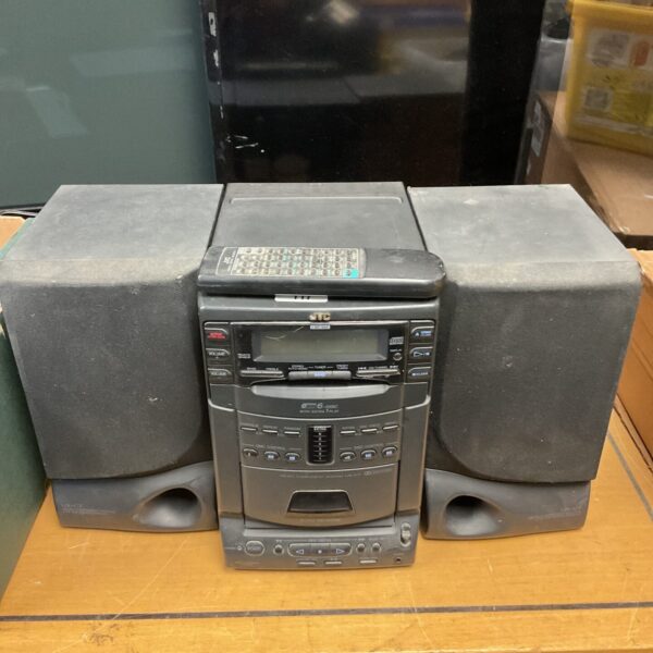 Vintage Jvc Ux-c7 micro hifi system, compact stereo unit.