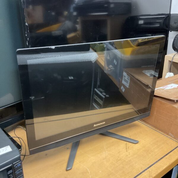 Lenovo FQAV all-in-one computer with AMD A10 processor, front view.