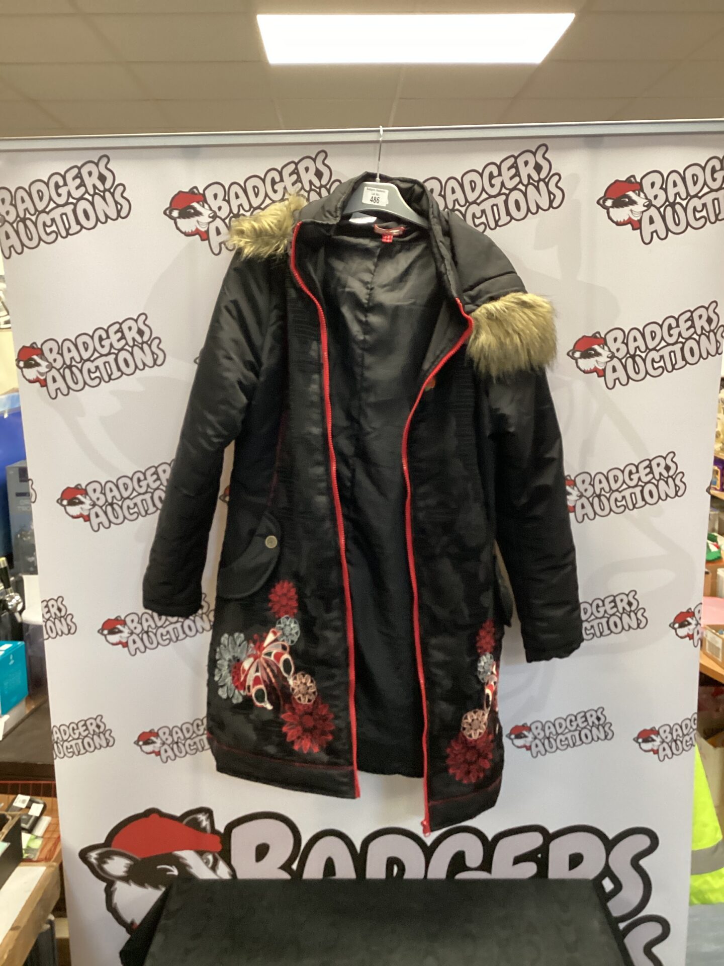 486 Chinese parker coat