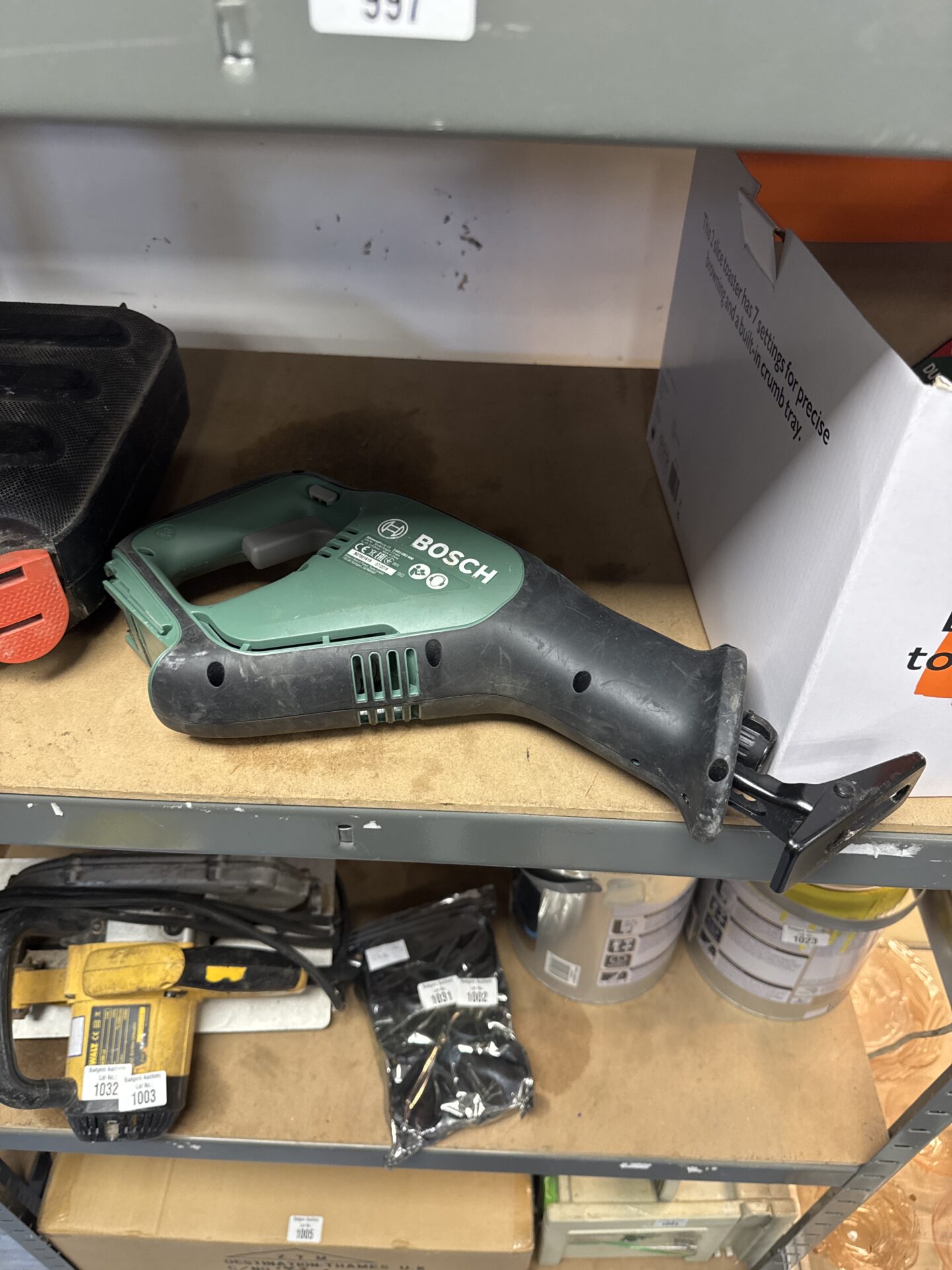 1000 Bosch advancedrecip18 cordless reciprocating saw body only – untested