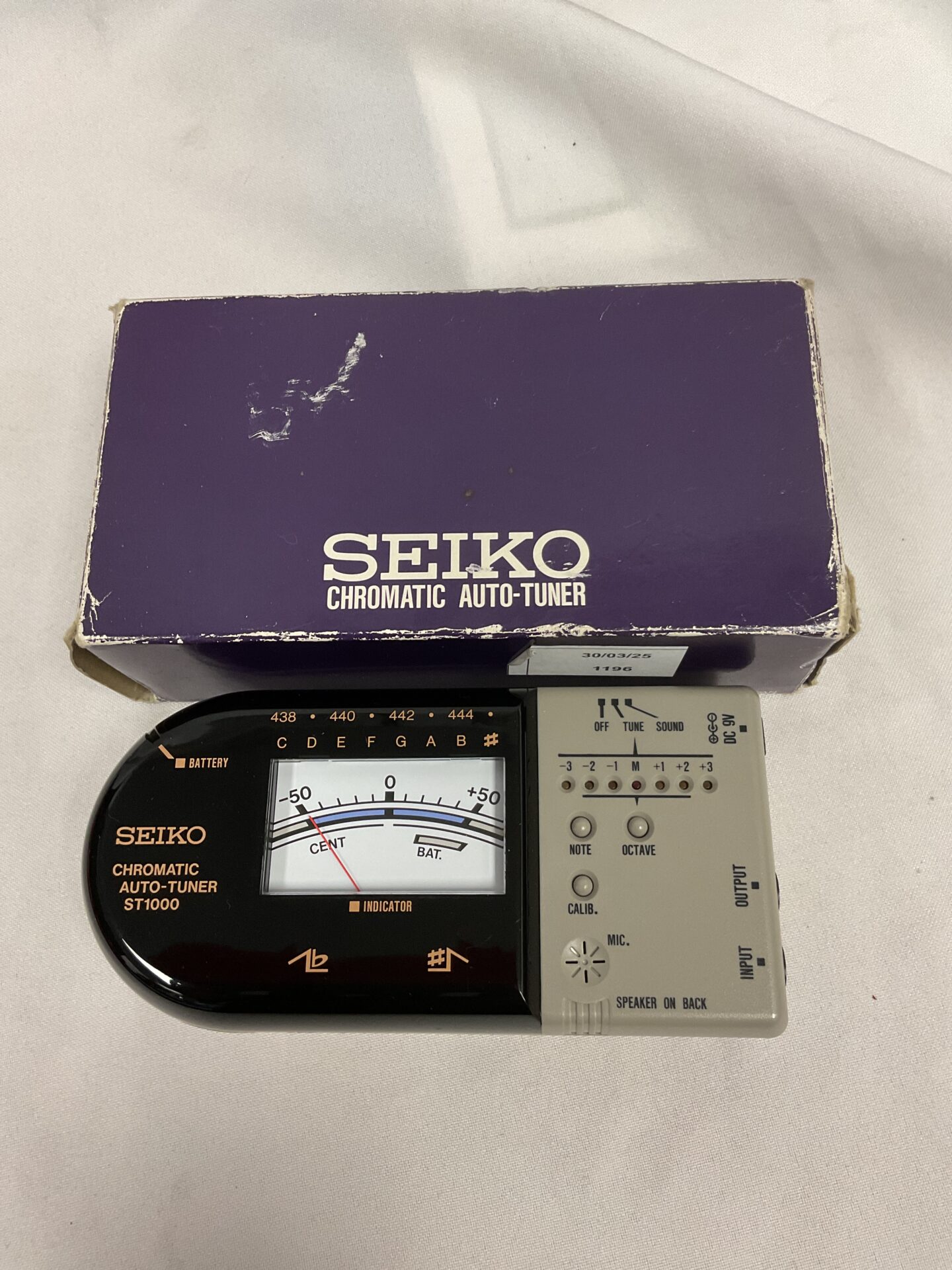 140 Seiko st-1000 chromatic auto tuner
