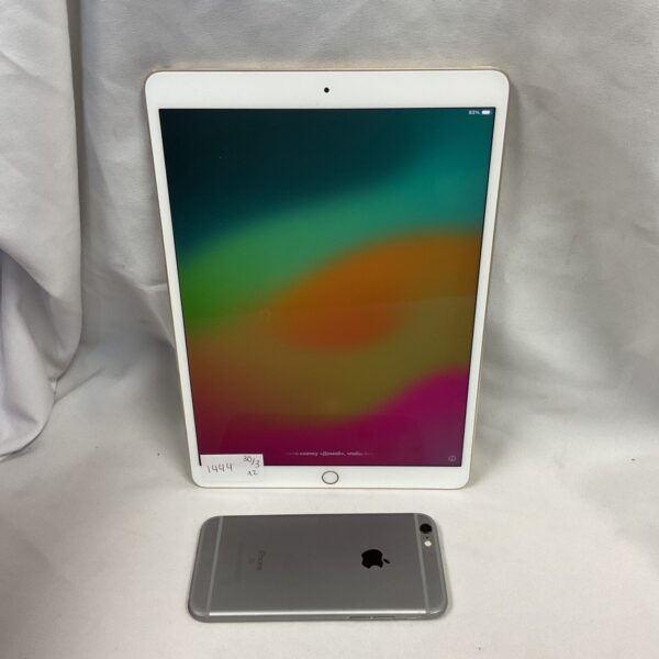 Front view of a used Apple iPad A1701 tablet.