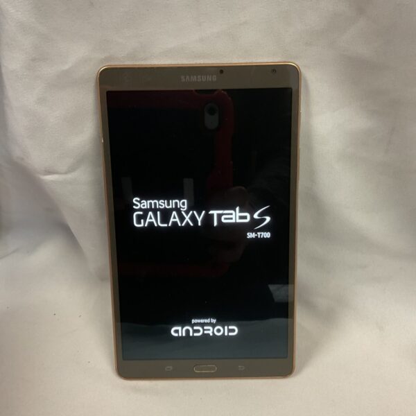 Samsung Galaxy Tab SM-T700 Android tablet in detail.