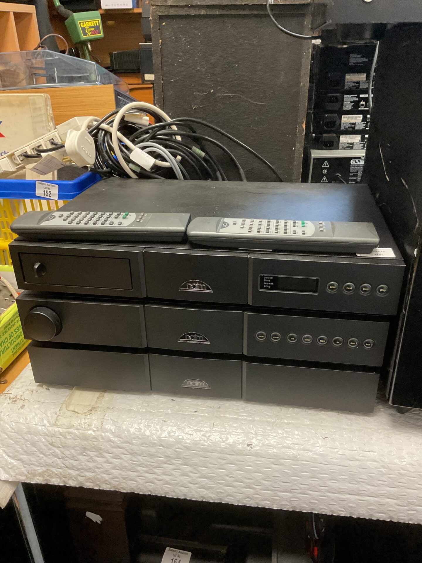 137 Naim nait series 5 amplifier, flatcap 2 & cd 5 with 2 remotes