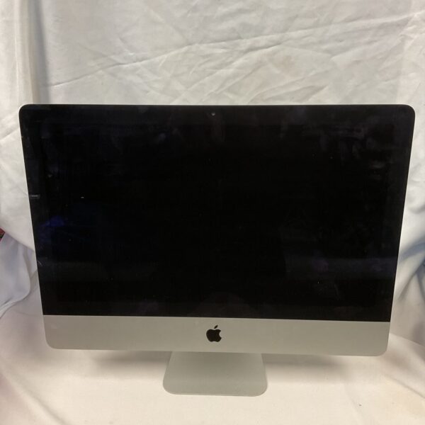 Vintage Apple iMac computer, model EMC 2544, front view.