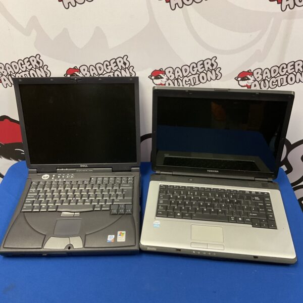 Vintage Dell Inspiron and Toshiba Satellite laptops for collectors.