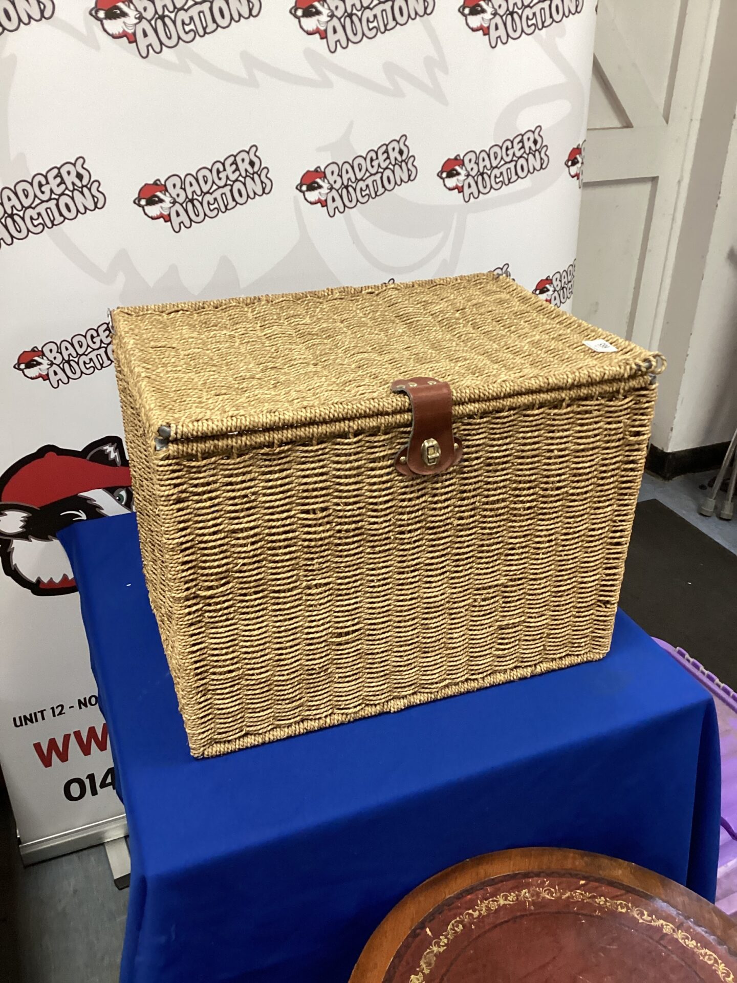 510 Folding wicker basket