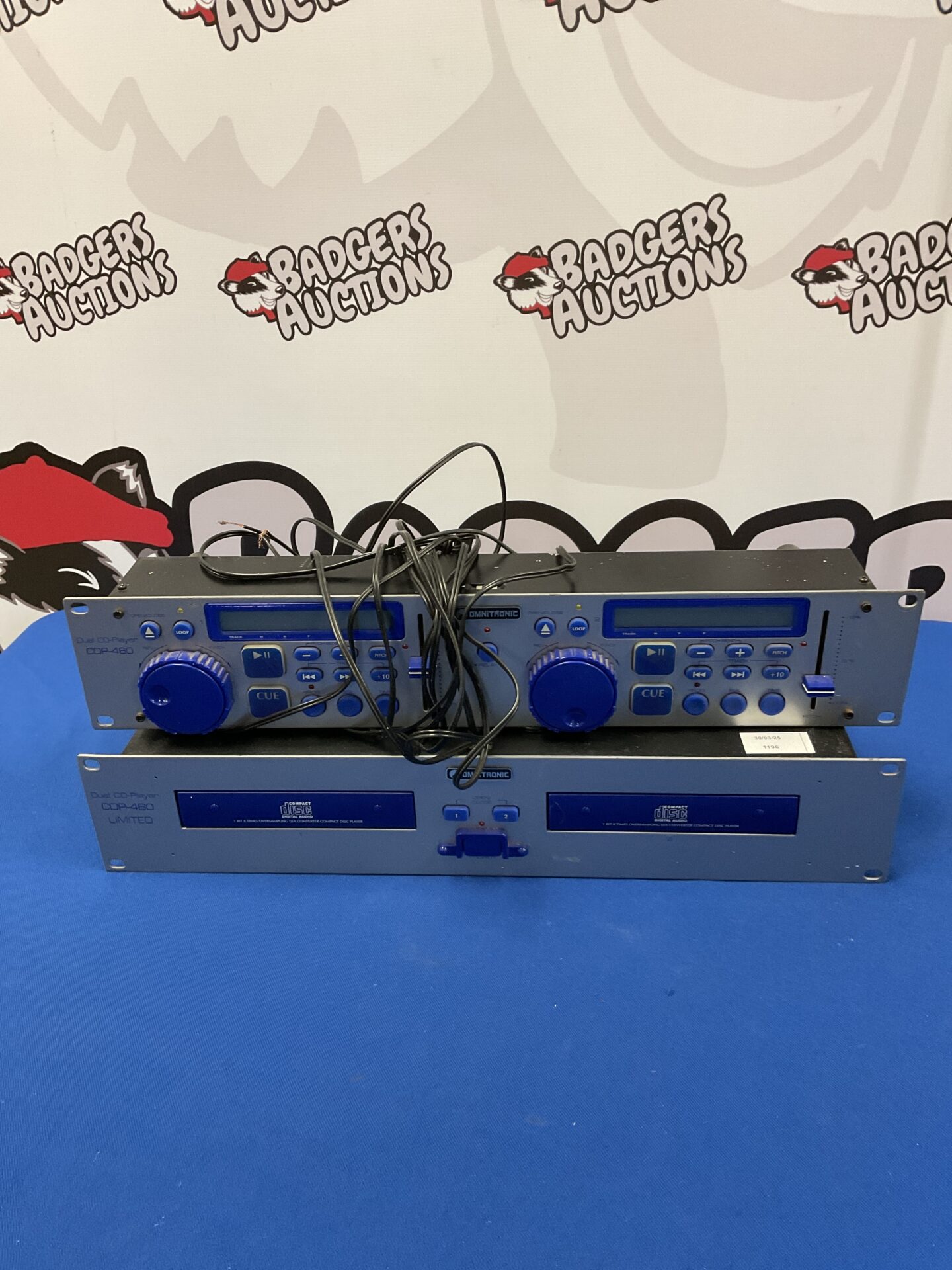 180 Omnitronic cdp-460 cd player system