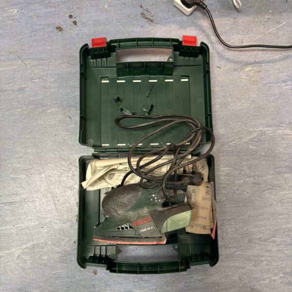 Bosch PSM 80A multi sander power tool for detail work.